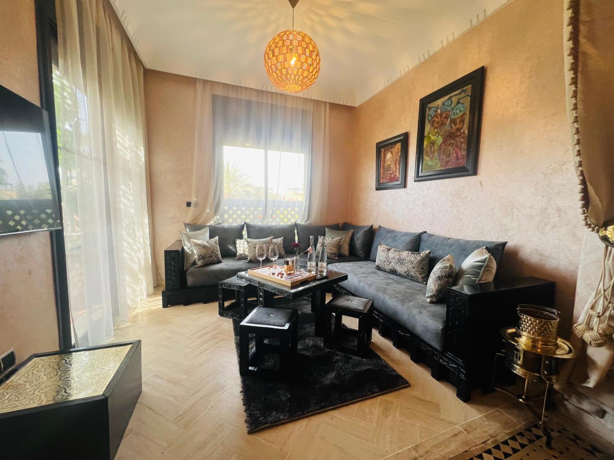 מרקש Duplex Atlas Golf Resort Pοοl Νieω Seriniτყ & Cαlm מראה חיצוני תמונה