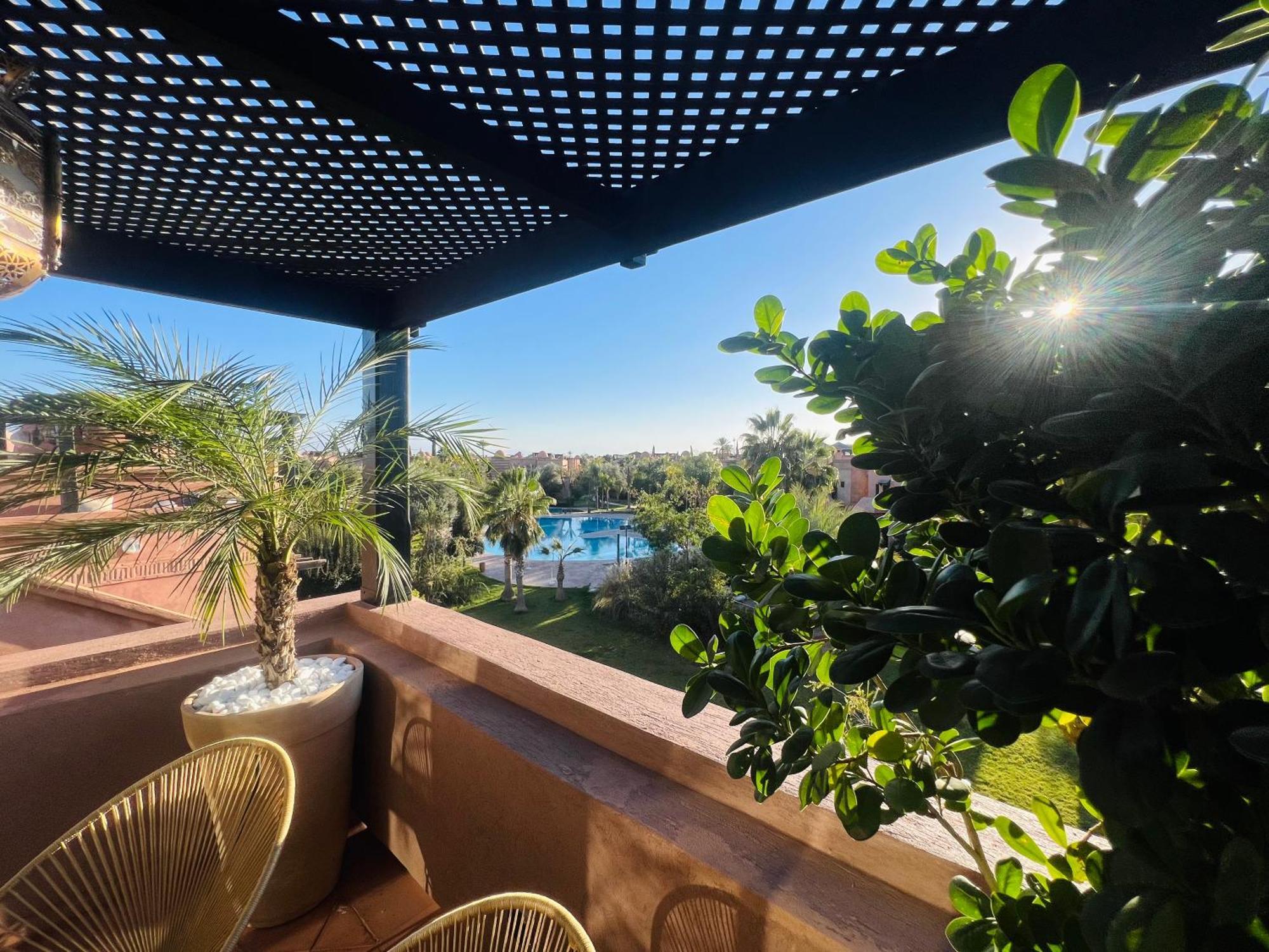 מרקש Duplex Atlas Golf Resort Pοοl Νieω Seriniτყ & Cαlm מראה חיצוני תמונה